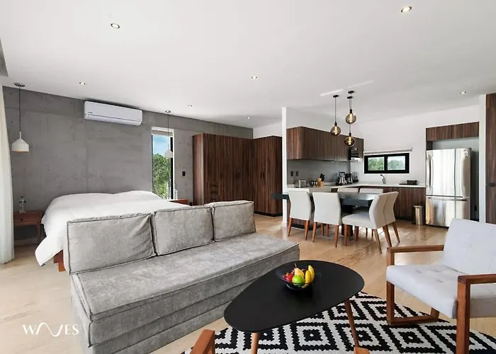 2 Bedroom With Spacious Loft Close From Zone Сasa de vacaciones Tulum